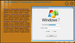 Windows 7 Key Generator + Activation Key Full [2022]